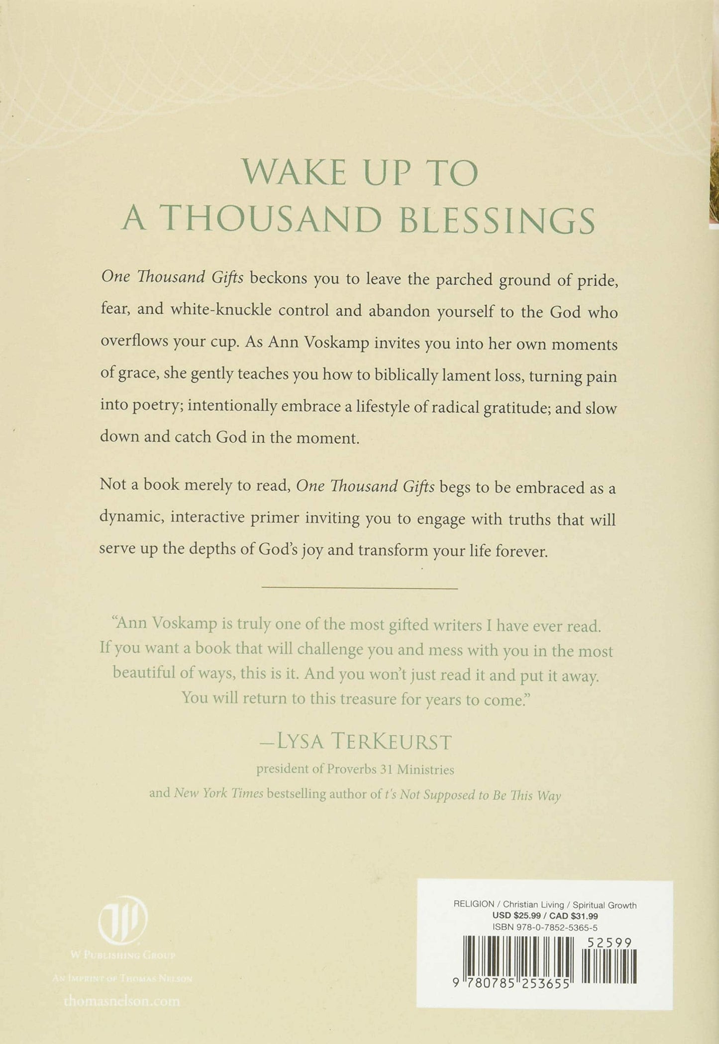 One Thousand Gifts