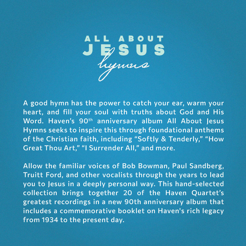 All About Jesus Hymns with Booklet
