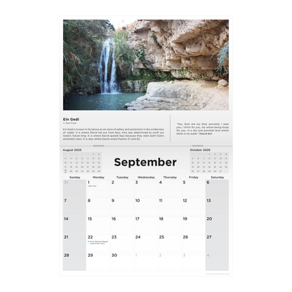 2025 Haven Calendar: The Holy Land